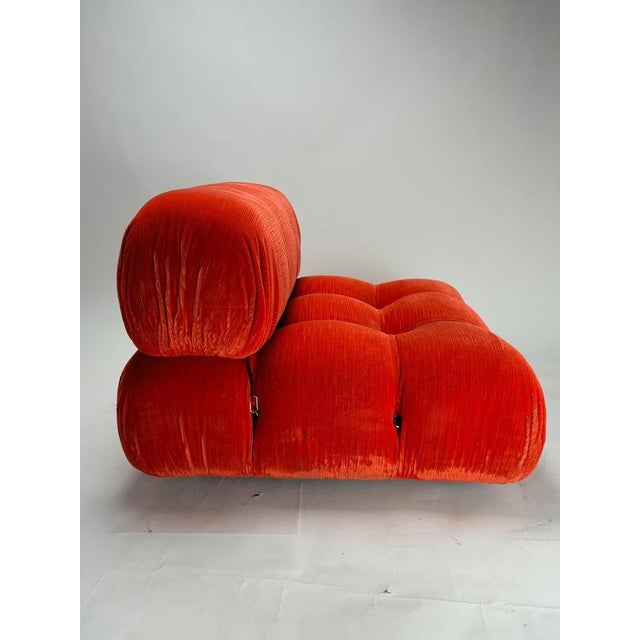 First Edition Camaleonda Lounge Chair in Velvet by Mario Bellini for C&B Italia, 1973 For Sale - Image 3 of 13