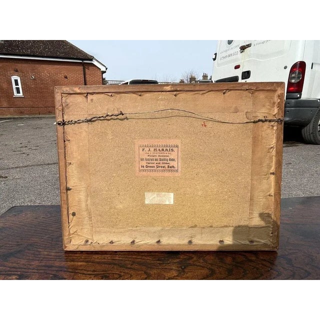 F. Rawlins, Maritime Scene, Watercolour, 1830, Framed For Sale - Image 7 of 8