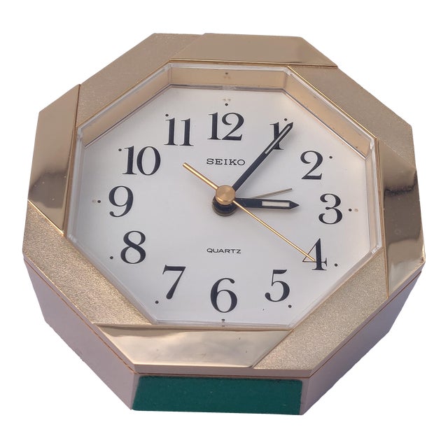 Vintage Seiko Desk Clock Chairish