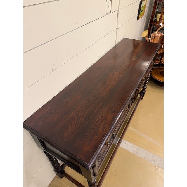 Vintage Jacobean Dresser Base For Sale In Nashville - Image 6 of 10