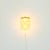 Faceted Crystal Glass & Brass Wall Light from Kinkeldey, Germany, 1970s For Sale - Image 6 of 9