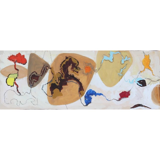 Abstract Martin Snipper Mid Century Abstract Study for a Mural, Gouache Painting For Sale - Image 3 of 3