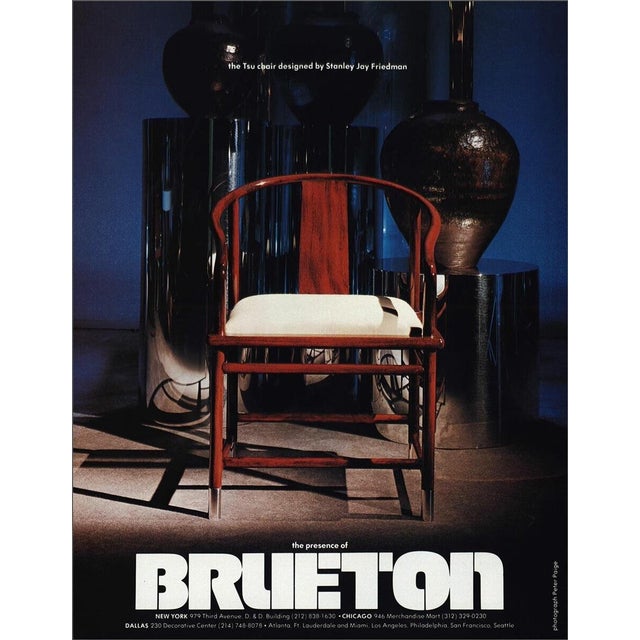 Brueton The "Tsu Chairs" Designed by Stanley Jay Friedman for Brueton - Set of 4 For Sale - Image 4 of 11