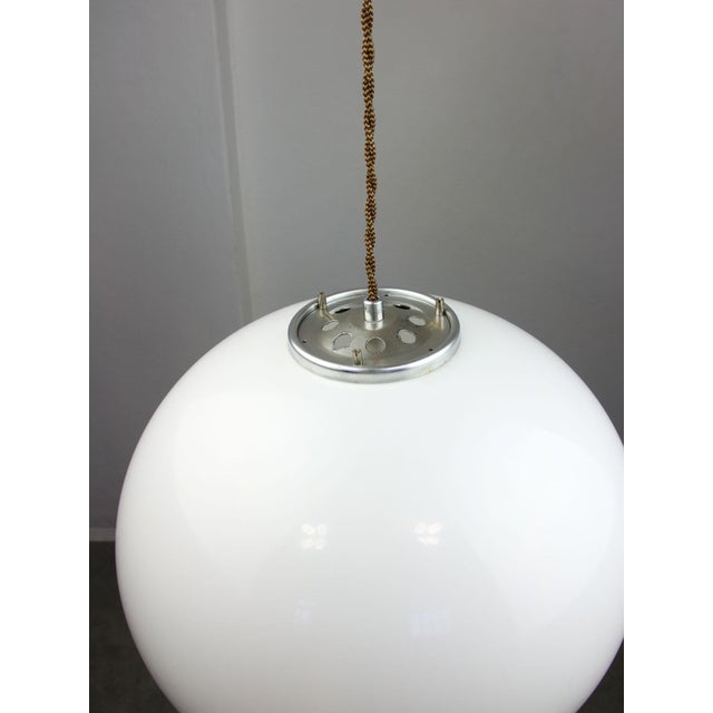 Metal White Jolly Pendant Lamp by Luigi Massoni for Guzzini, 1970s For Sale - Image 7 of 15