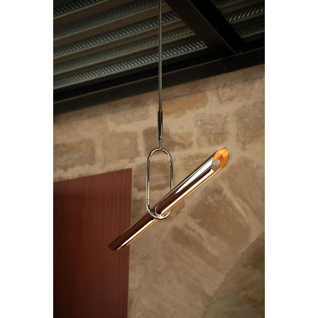 Not Yet Made - Made To Order Oblong Calame Pendant Lamp by Jennifer Midoz For Sale - Image 5 of 12