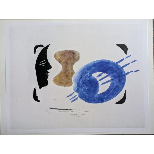 Georges Braque, Still Life and Girl Profile, Limited Edition Phototype, 1962 For Sale - Image 4 of 5