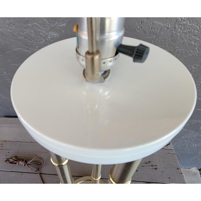 Laurel Lighting Chrome Table Lamp Mid-Century Modern Hollywood Regency For Sale - Image 9 of 9
