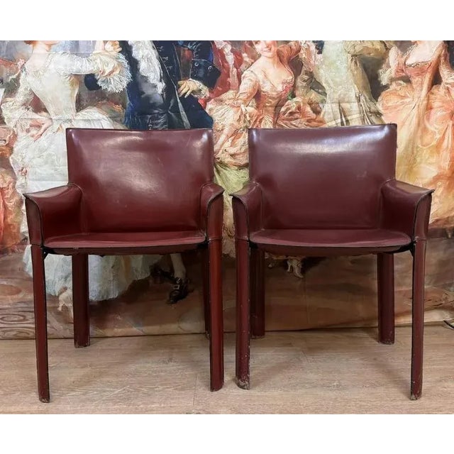 Vintage Leather Armchairs by De Couro of Brazil, 1970s, Set of 2 For Sale - Image 9 of 9