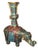 Pair of 19th Century Chinese Cloisonné Elephant Gu Vases For Sale - Image 9 of 10