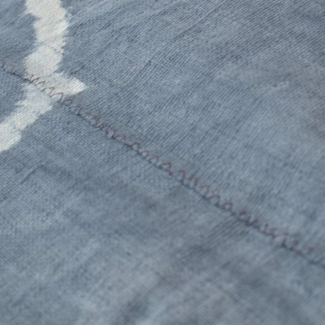 African Early 20th Century Indigo Textile Dogon or Mossi 65x40 Inch For Sale - Image 3 of 7
