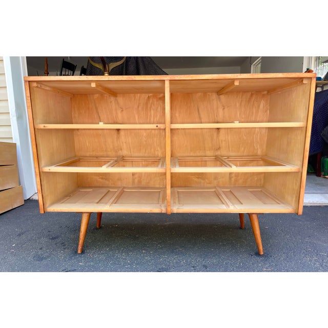 Wood Paul McCobb Planner Group MCM Maple Dresser For Sale - Image 7 of 12