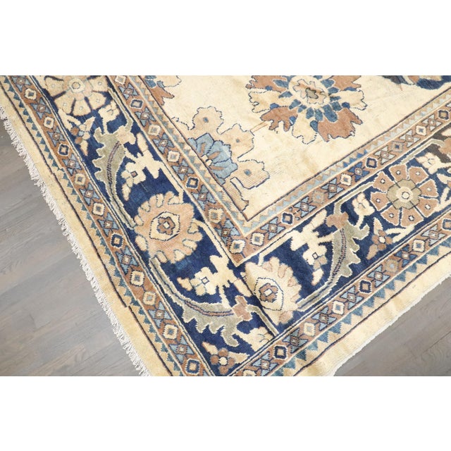 Early 20th Century Zabihi Collection Mahal Large Scale Rug - 9'4" x 12' For Sale - Image 12 of 12
