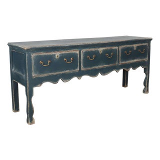18th Century Painted Dresser Base For Sale