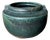 Signed Hand-Thrown Studio Pottery Vase With Verdigris Glaze | Brutalist / Axel Salto–Inspired | Dated 2008 For Sale