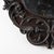 Early 20th Century Carved Oval Dark Oak Mirror From Portugal For Sale - Image 9 of 10