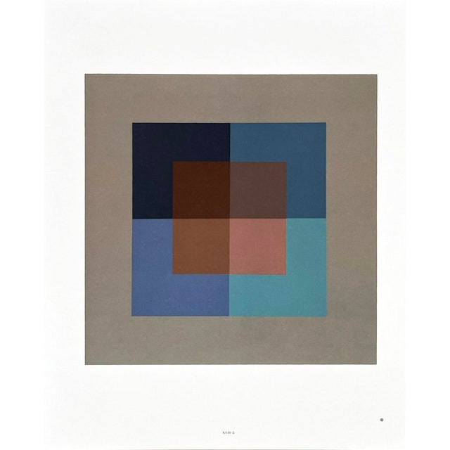 Josef Albers 2009 the Interaction of Color Plate Xvii-2 For Sale
