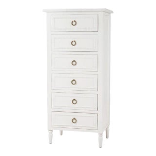 White Painted Lingerie Chest For Sale