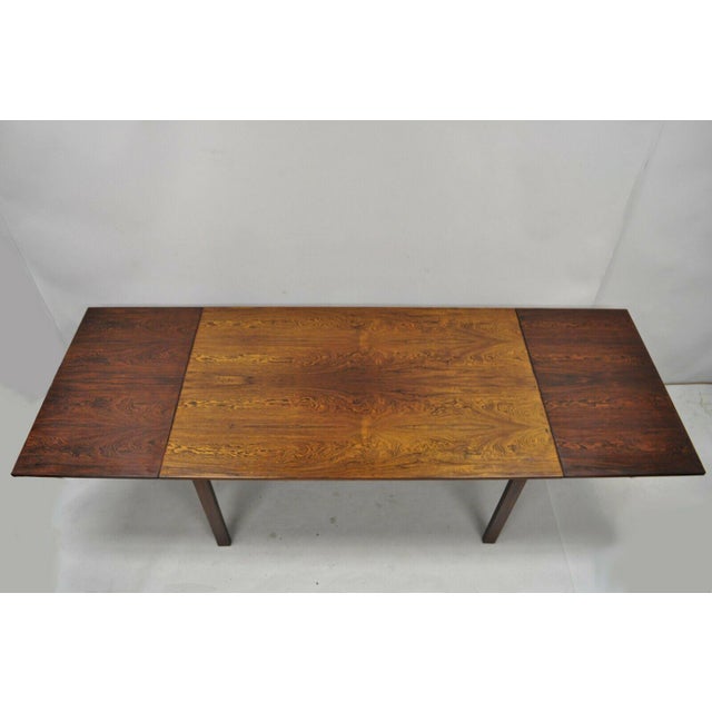 Vintage Mid Century Danish Modern Rosewood Draw Leaf ...