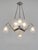 Jean Gauthier (EJG) chandelier A stunning French 1925-1930 art deco chandelier in nickel plated solid brass or bronze...