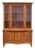 High End Vintage Solid Cherry Italian Provincial 45" China Cabinet 1570-334 in Fruitwood Finish For Sale