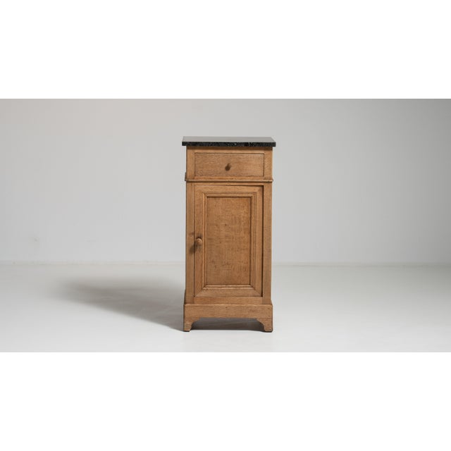 19th Century France Belgian Brown Oak Side Table For Sale - Image 10 of 15