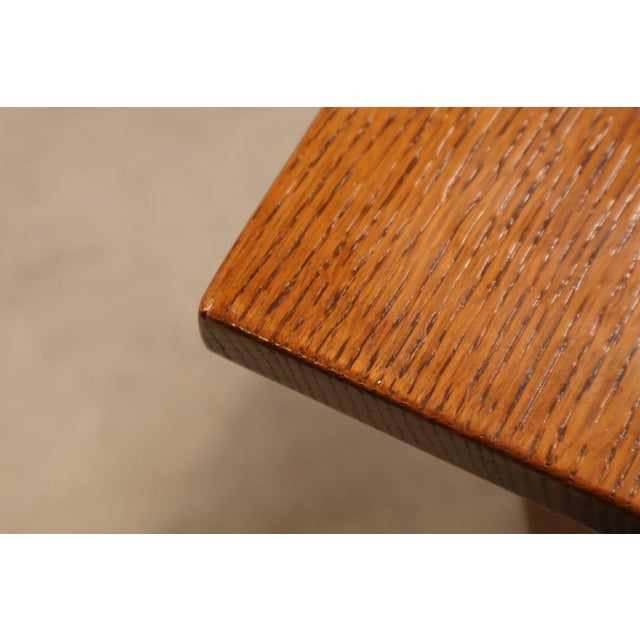 Stickley Mission Collection Oak Prairie Settle For Sale - Image 11 of 18