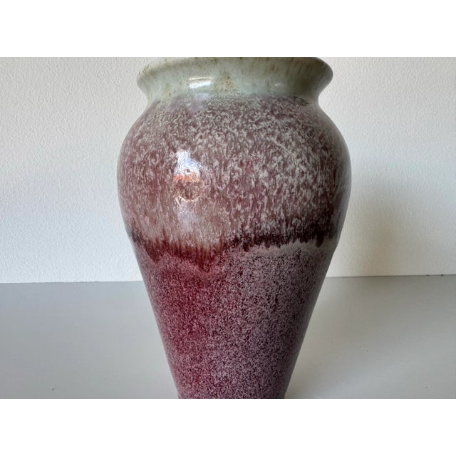 1990 M. Ritchie Glazed - Ceramic Studio Pottery Vase For Sale - Image 10 of 12