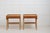 Vintage Swedish Scandinavian Modern Teak Nightstands with Drawers, 1960s, Set of 2 For Sale - Image 3 of 10