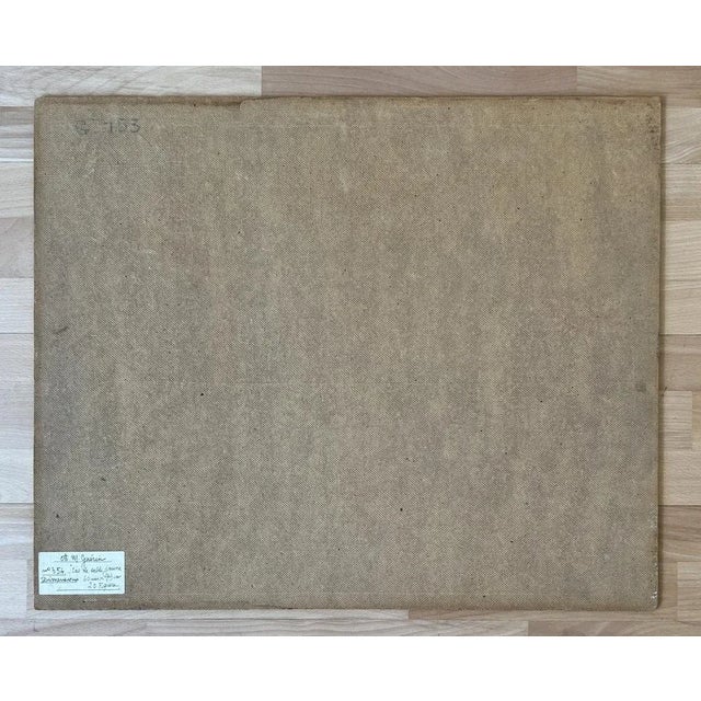 Armand Marie Guérin, Piles of Yellow Sand, Paris, Oil on Wood, 1970s For Sale - Image 11 of 13