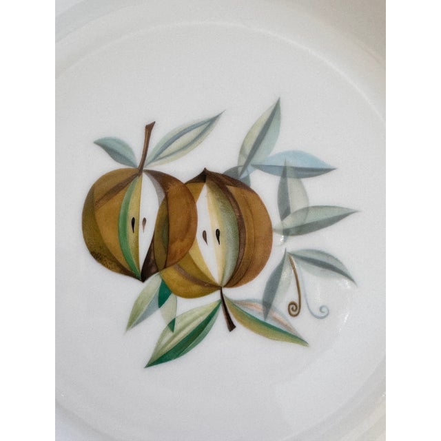 Late 20th Century Bidasoa Spain Fruit Motif Salald or Dessert Plates - Set of 5 For Sale - Image 5 of 11