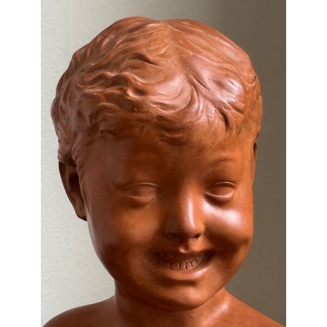 Mid-20th Century Italian Terracotta Bust For Sale - Image 10 of 15