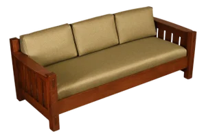 Custom Quality Mission Style Oak Settle Sofa