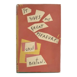 1950s Cecil Beaton's It Gives Me Great Pleasure Book For Sale