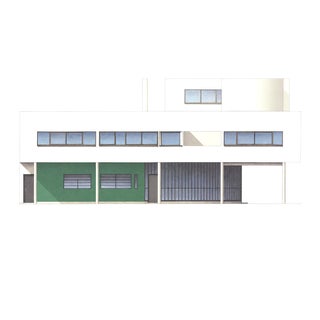 Le Corbusier,, Villa Savoye, Nord-Est., Offset Lithograph For Sale
