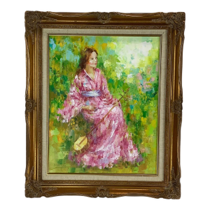 Vintage Impressionist Oil Painting by Karin Schaefers