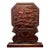 Vintage Chinese Blood Sandalwood Carved "Crane & Pine" Table Screen For Sale
