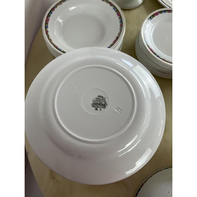 Italian Ceramic Dishes, 1890s, Set of 70 For Sale - Image 13 of 18