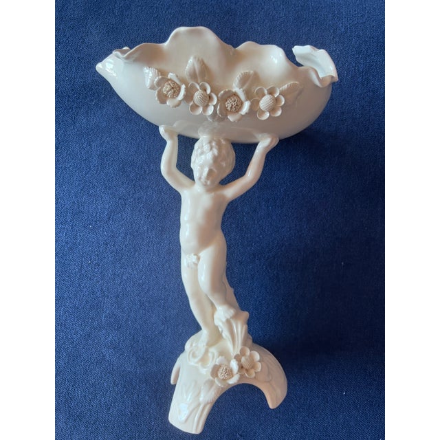 1950s Lenwile Ardalt Cherub Compote, Made in Japan For Sale - Image 11 of 11