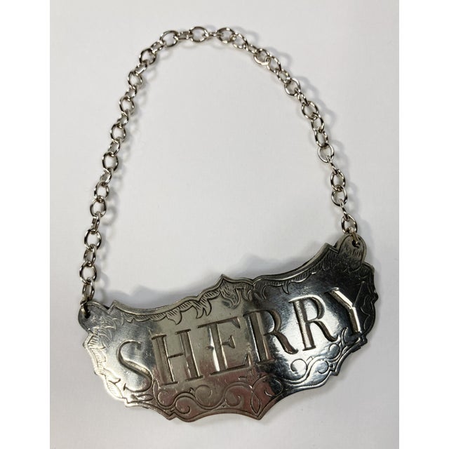 Steiff Pewter Liquor Decanter Tags, Set of 4 Chairish