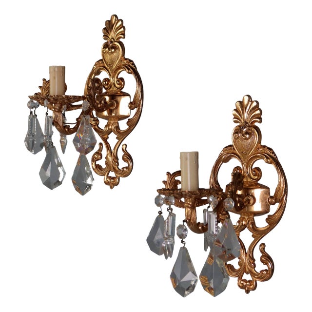 Rococo Style Appliques, Set of 2 For Sale