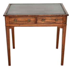 Antique Georgian Inlaid Writing Table, 1800s