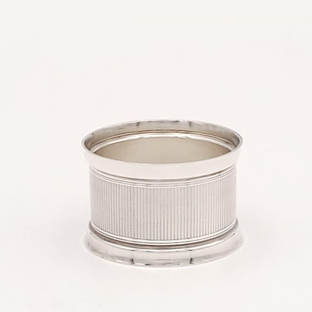 Assembled Set of Six Silver Napkin Rings, France, 19th Century For Sale - Image 12 of 12