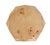 Contemporary Burl Wood Geometric Side Table For Sale - Image 3 of 4