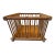 Antique Hudson Delivery Crate by Rugg Manufacturing Co. – Wooden Grocery Basket With Original Advertising, C. 1910–1930 For Sale