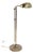 Late 20th Century Adjustable Brass Shell Shade Floor Lamp For Sale