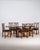 19th Century 19th Century France Black Wood Dining Set For Sale - Image 5 of 11
