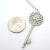 Tiffany & Co Platinum Large Victoria Vine Key Pendant Necklace For Sale - Image 9 of 14