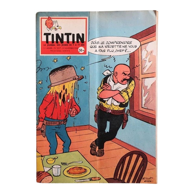 Original Le Journal De Tintin No. 527, November 1958 – Tintin Au Tibet For Sale
