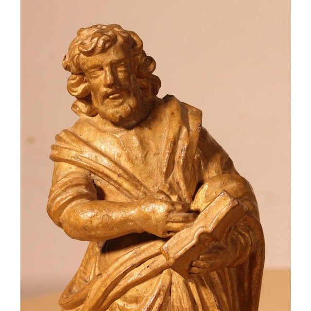 Venetian Artist, Statues of Saint Mark, 16th Century, Walnut, Set of 2 For Sale - Image 9 of 14