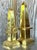 Mid 20th Century Vintage Regency Brass Obelisks - a Pair For Sale - Image 5 of 8